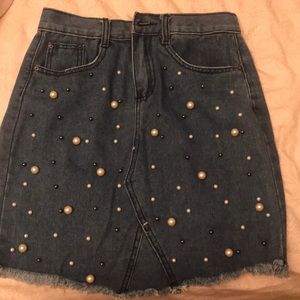Pearl jean skirt